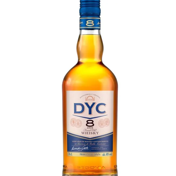 WHISKY DYC 8 AÑO 70CL